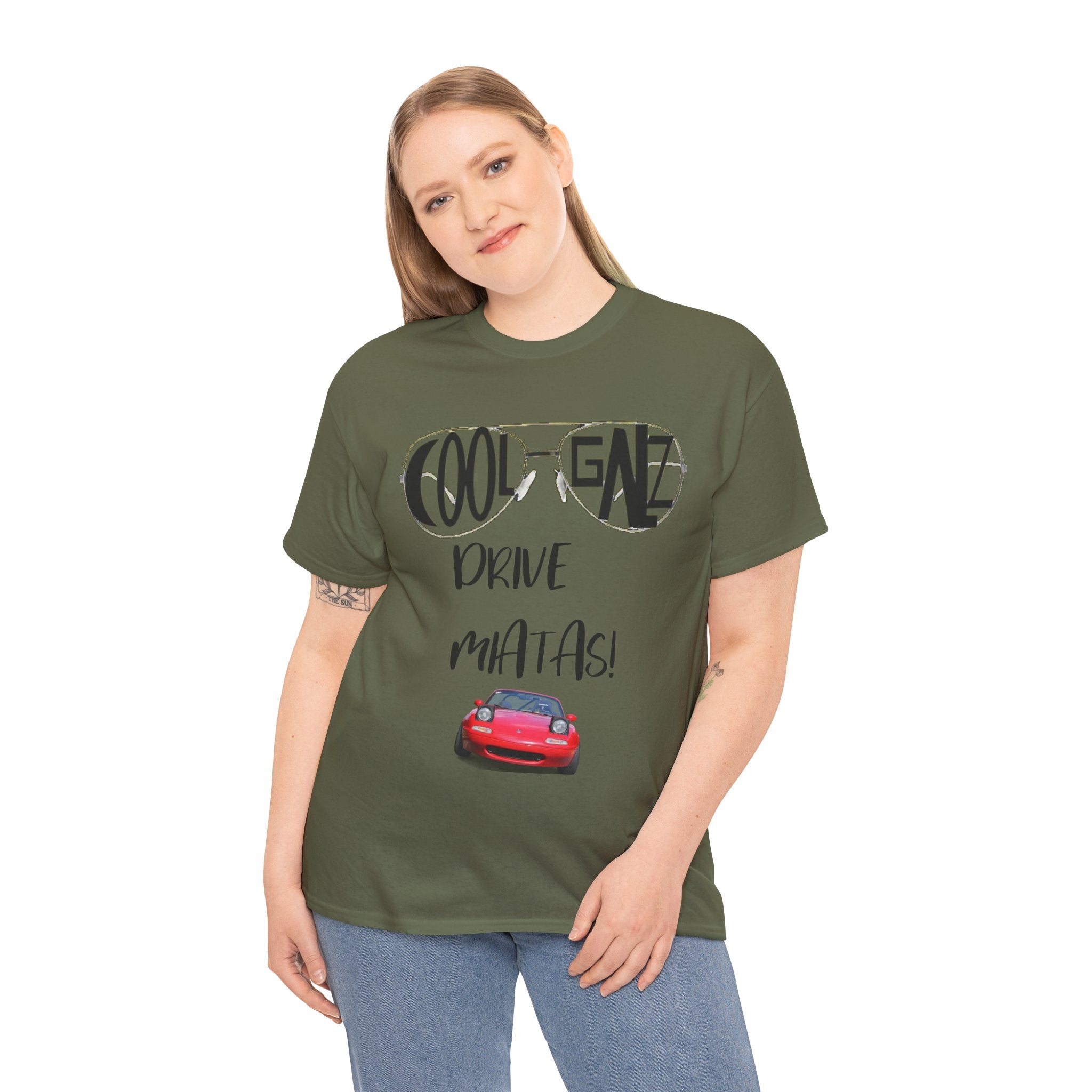 COOL GALS DRIVE MIATAS T-shirt - Mazda Miata shirt for females
