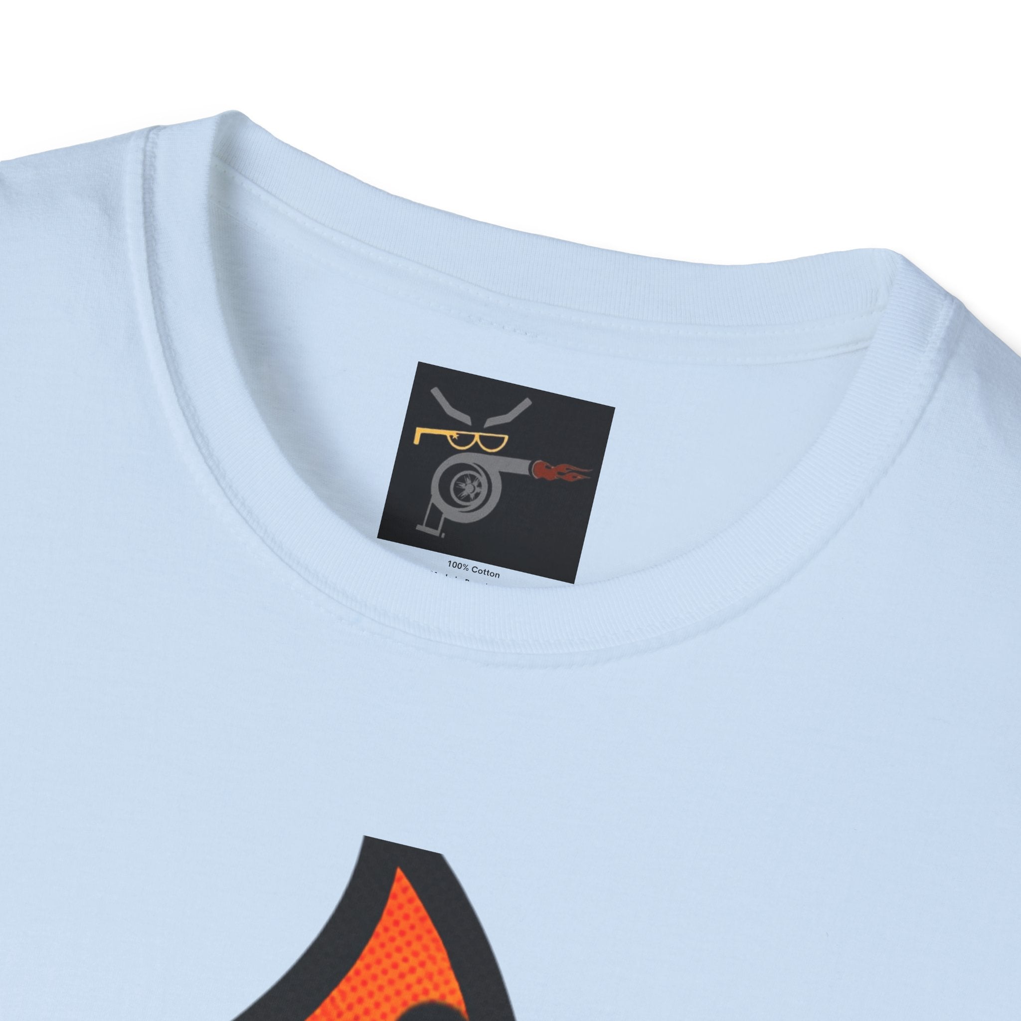 Flaming Turbocharger T-Shirt — Turbocharged Gearhead Tee