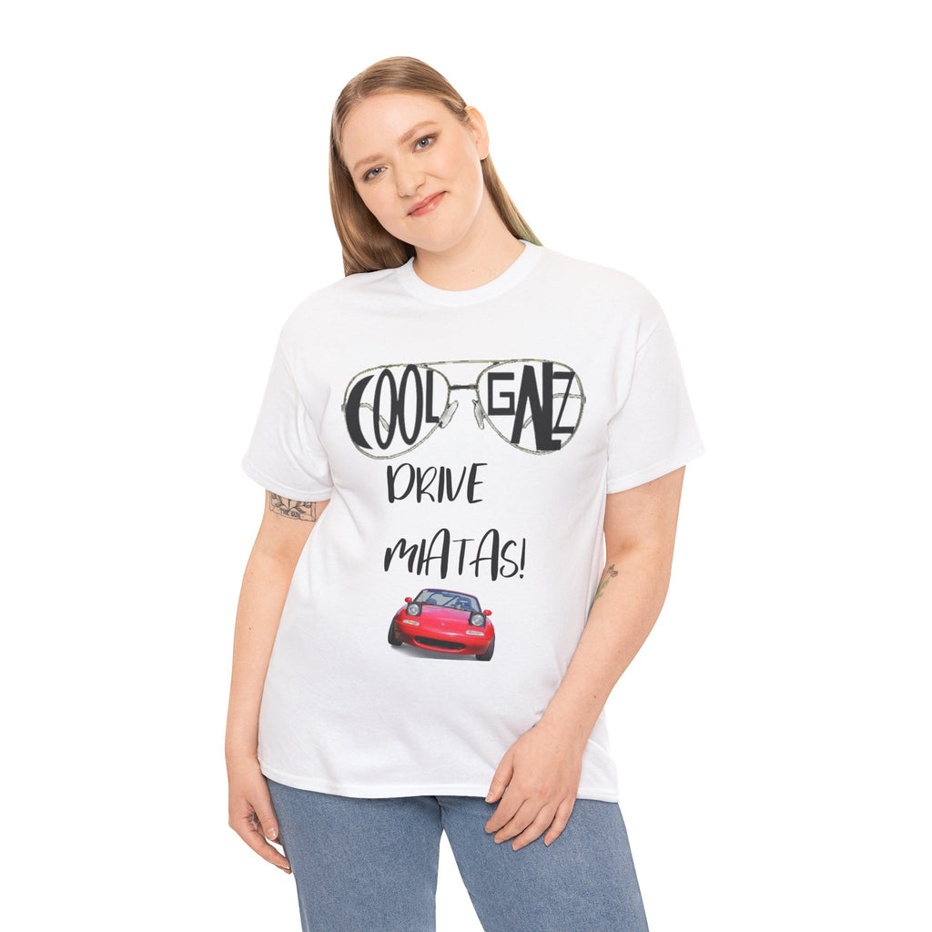 COOL GALS DRIVE MIATAS T-shirt - Mazda Miata shirt for females
