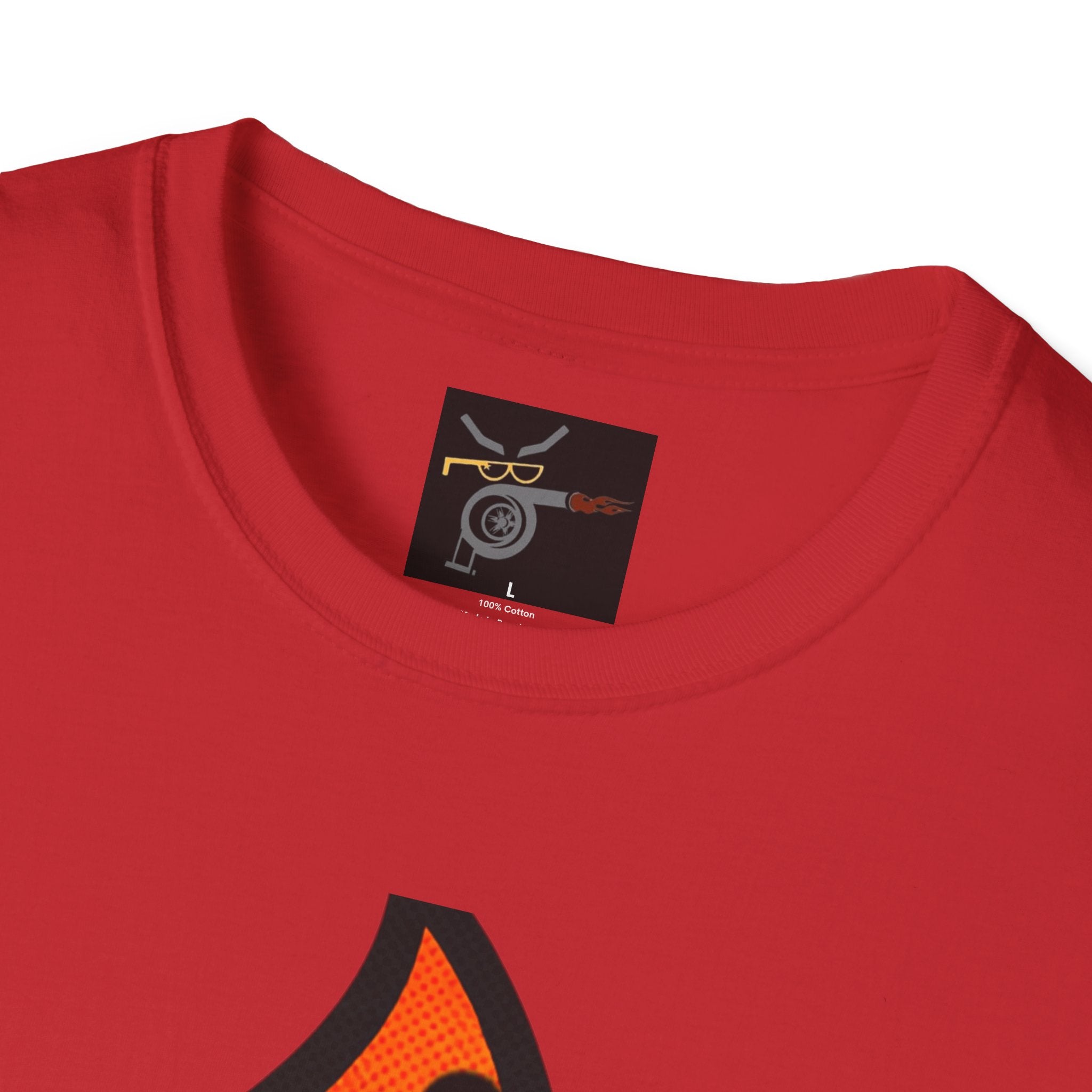 Flaming Turbocharger T-Shirt — Turbocharged Gearhead Tee