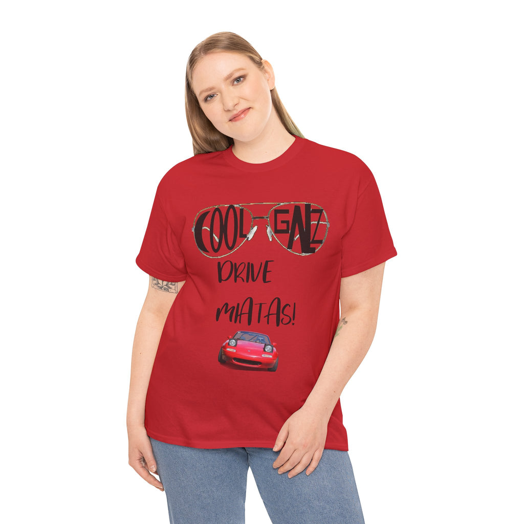COOL GALS DRIVE MIATAS T-shirt - Mazda Miata shirt for females