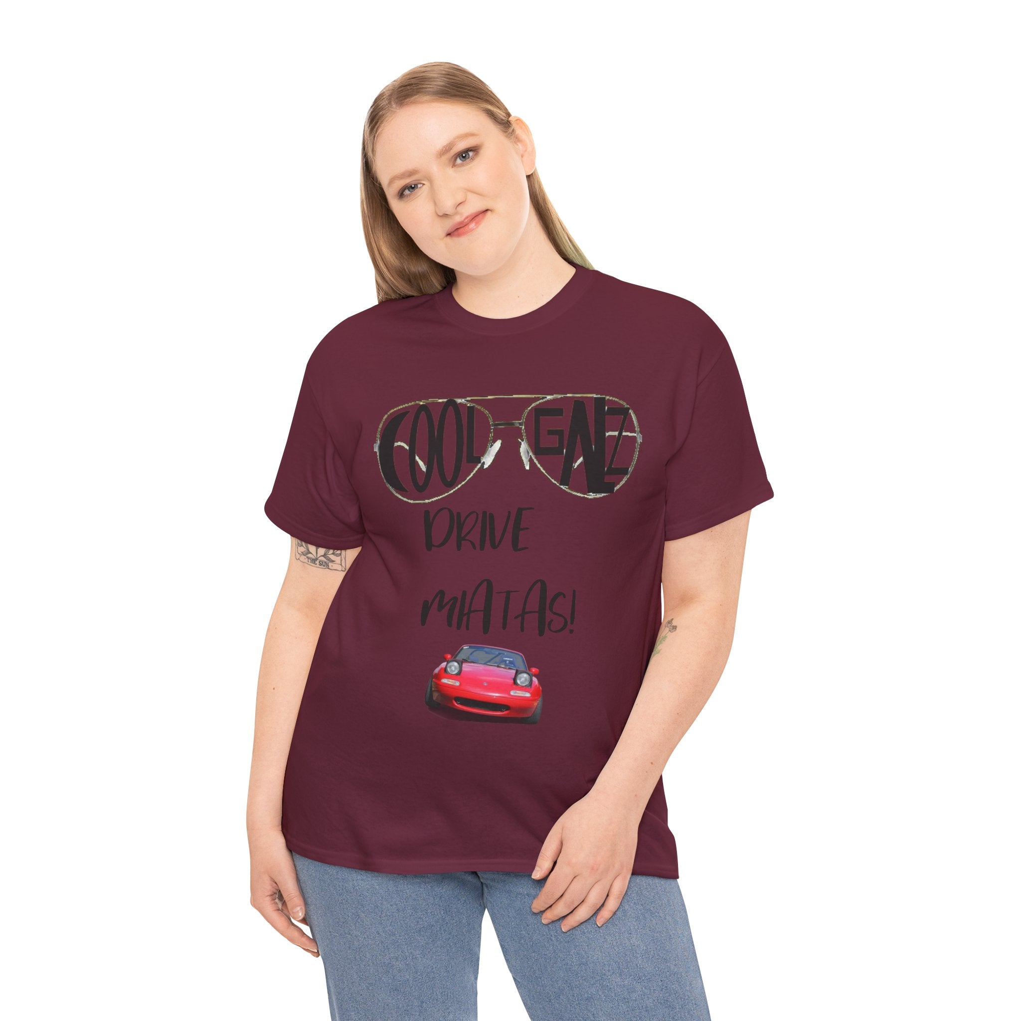COOL GALS DRIVE MIATAS T-shirt - Mazda Miata shirt for females