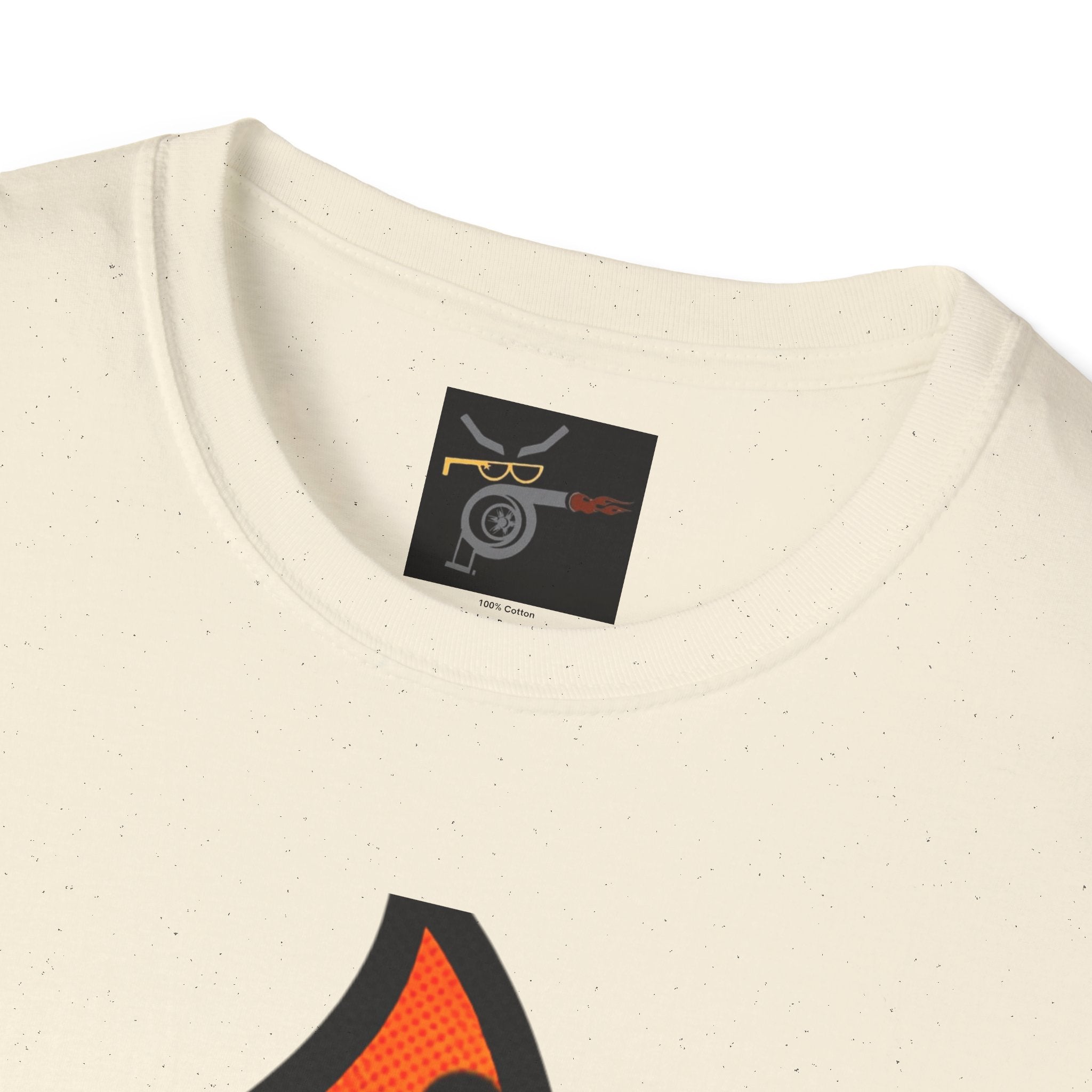 Flaming Turbocharger T-Shirt — Turbocharged Gearhead Tee