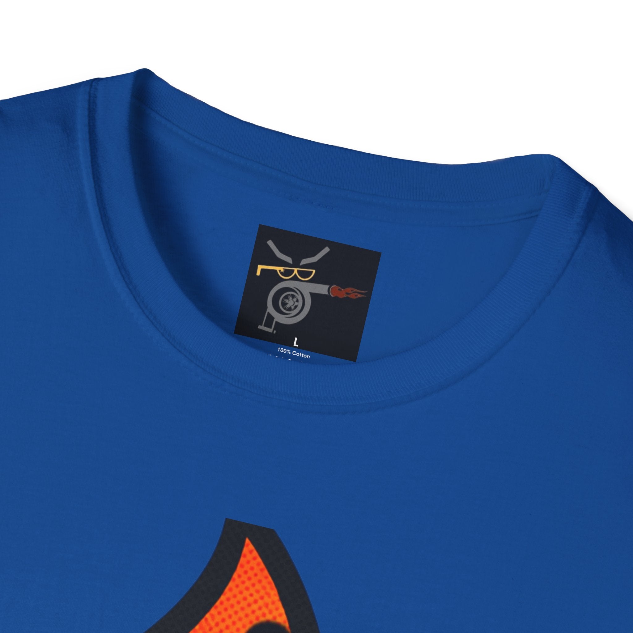Flaming Turbocharger T-Shirt — Turbocharged Gearhead Tee