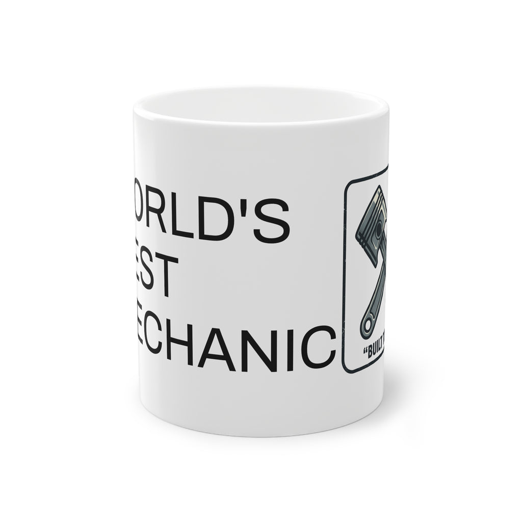 Mechanic Mug - "World's Best Mechanic" Coffee Cup, Gift for Auto Technicians