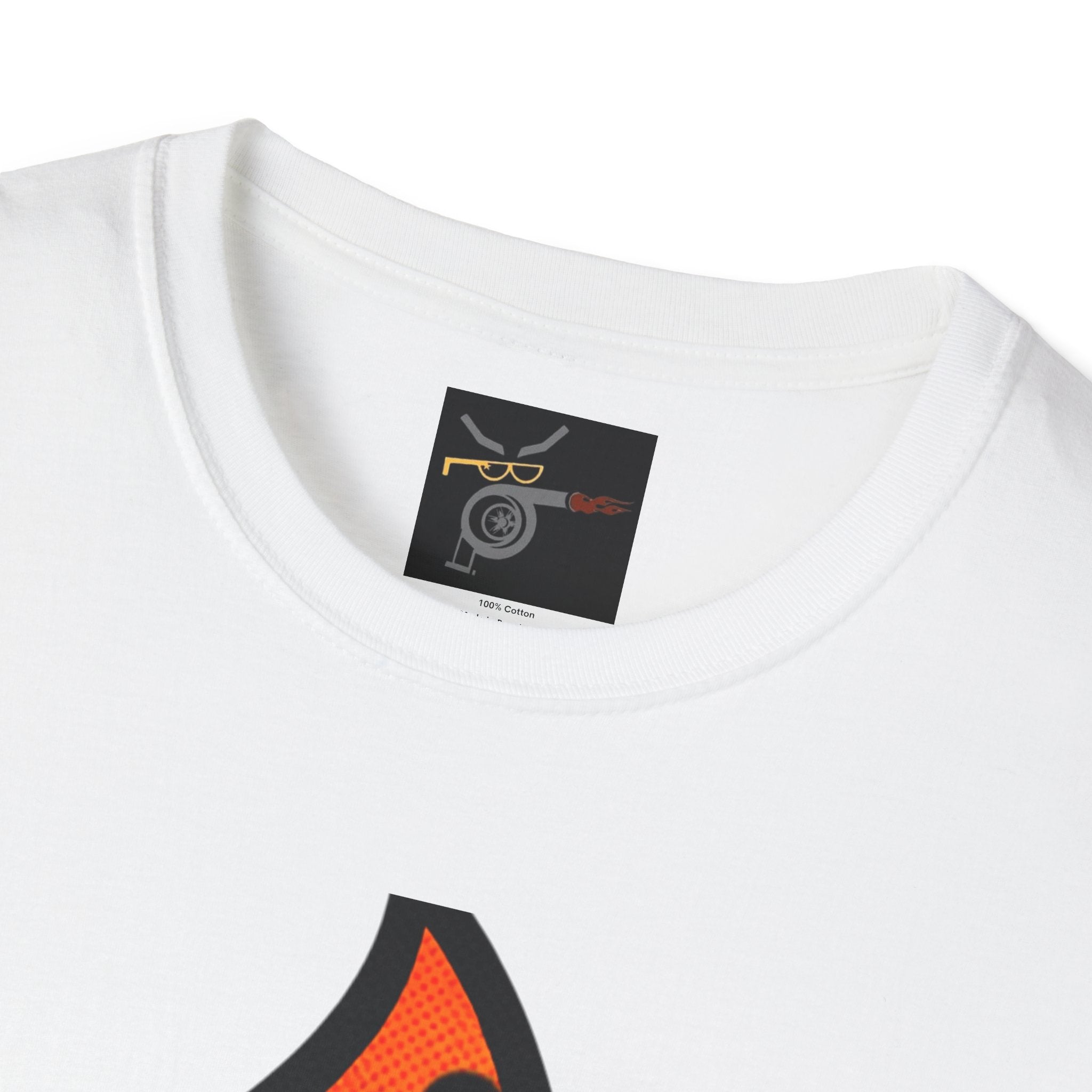 Flaming Turbocharger T-Shirt — Turbocharged Gearhead Tee